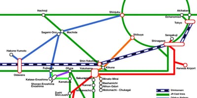 யோக்கோகாமா வரி வரைபடம்
